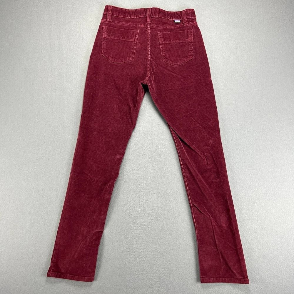 Patagonia Corduroy Pants Womens 28 x32 Burgundy Organic Cotton New No Tags - Picture 2 of 9